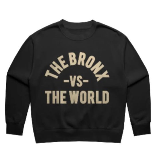 The Bronx vs The World Womens Relax Faded Crew