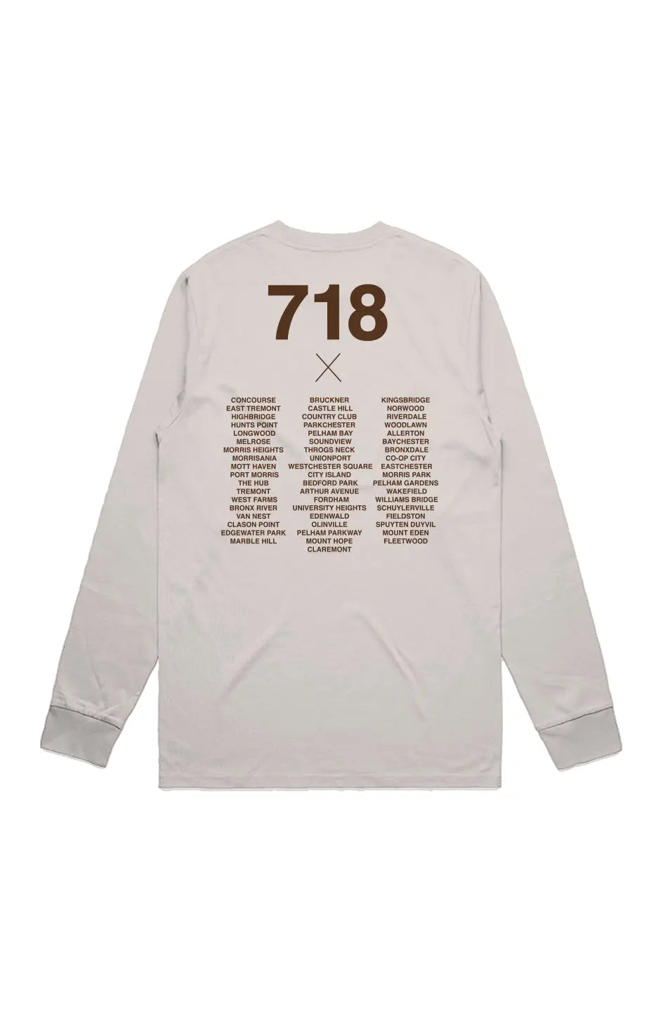 Bronx Native 718 Mens Classic L/S Tee