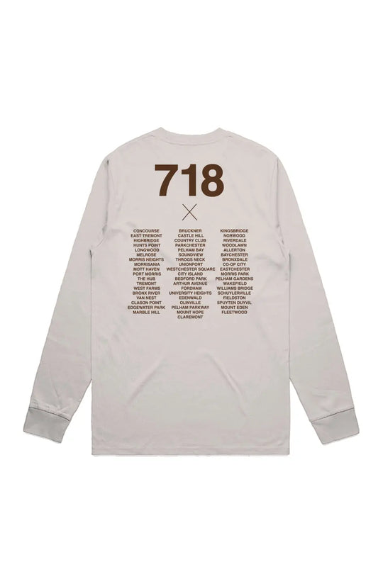 Bronx Native 718 Mens Classic L/S Tee