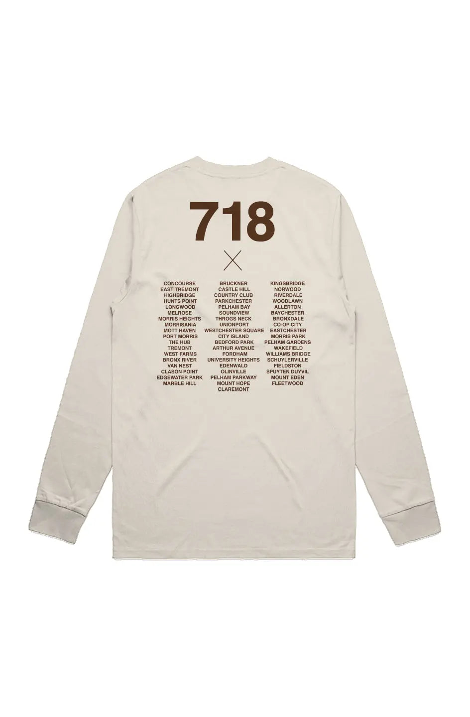 Bronx Native 718 Mens Classic L/S Tee
