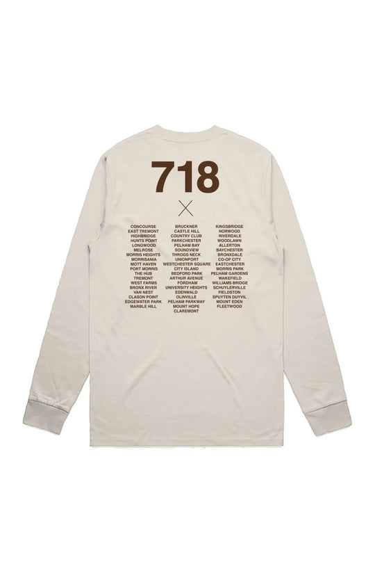 Bronx Native 718 Mens Classic L/S Tee