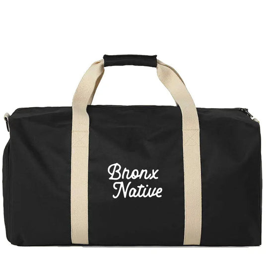 Bronx Native Classy Black/Ecru Travel Bag