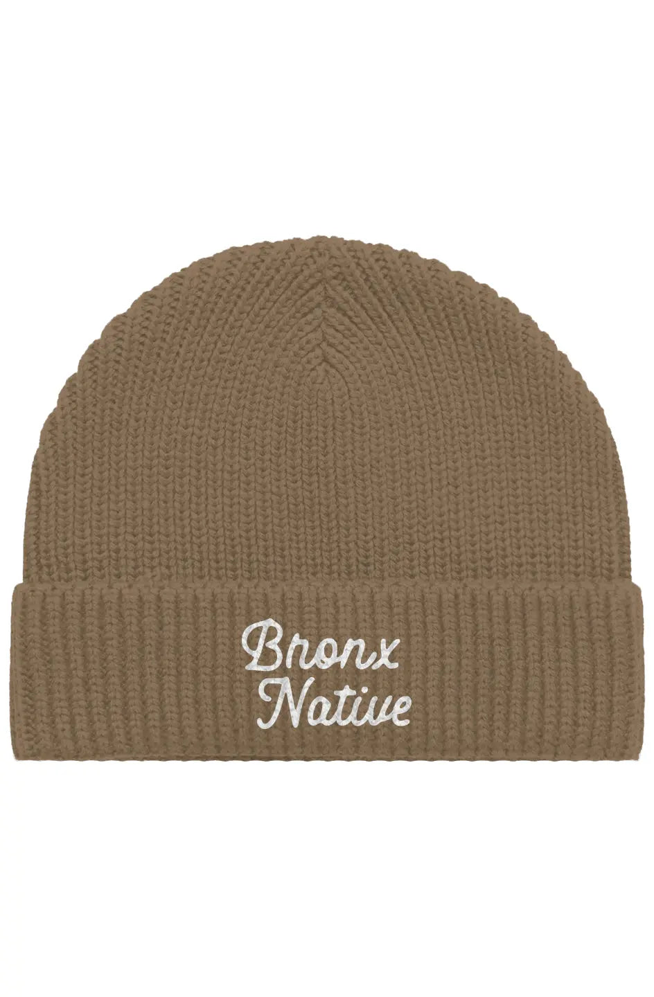 Bronx Native Classy Gauce Beanie (Embroidered Black)