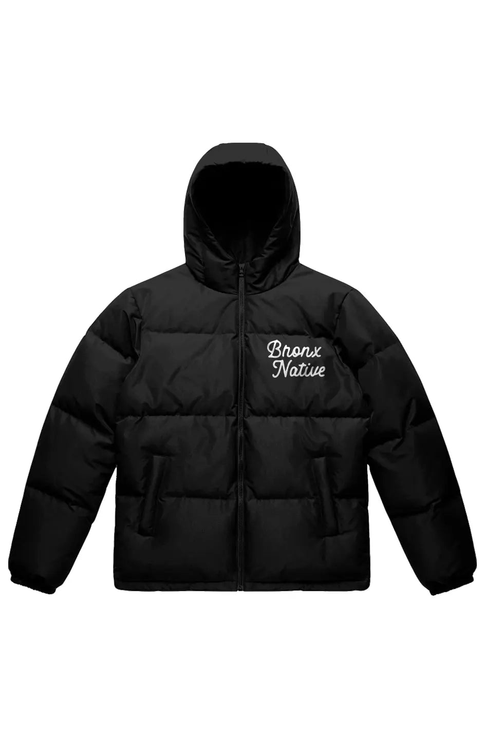 Bronx Native Classy Hooded Puffer Jacket (Non-Embroidered)