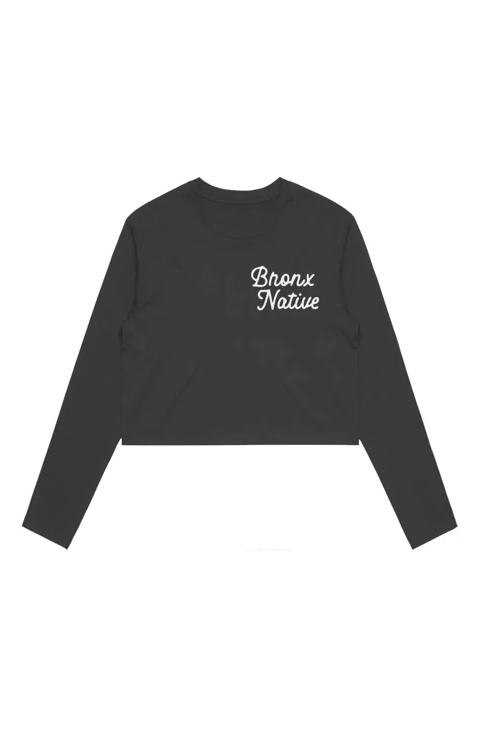 Bronx Native Classy Womens Crop L/S Tee