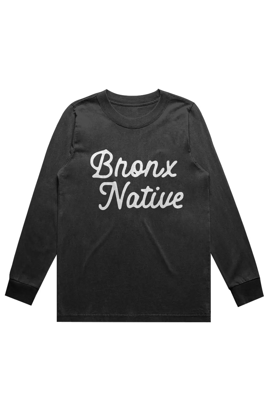 Bronx Native Classy Womens Heavy Faded LS Tee