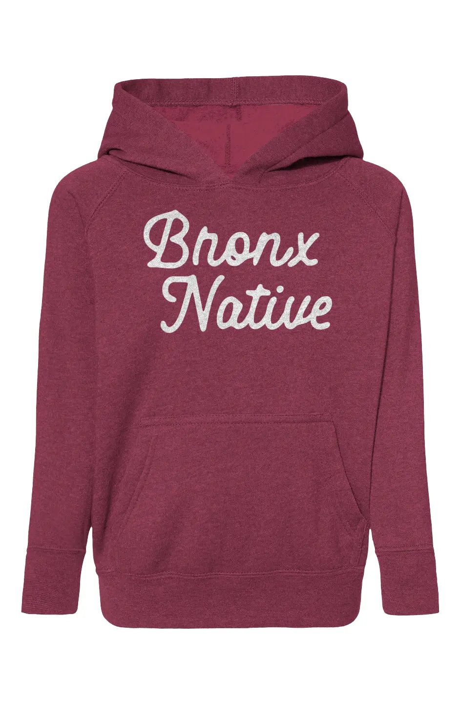Bronx Native Classy Youth Blend Raglan Hooded Sweatshirt