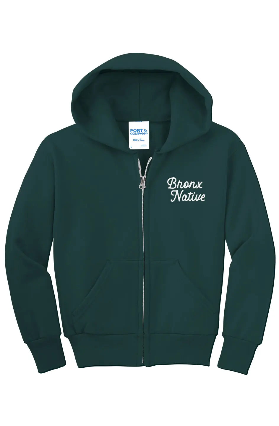 Bronx Native Classy Youth Boys Full Zip Fleece Hoodie