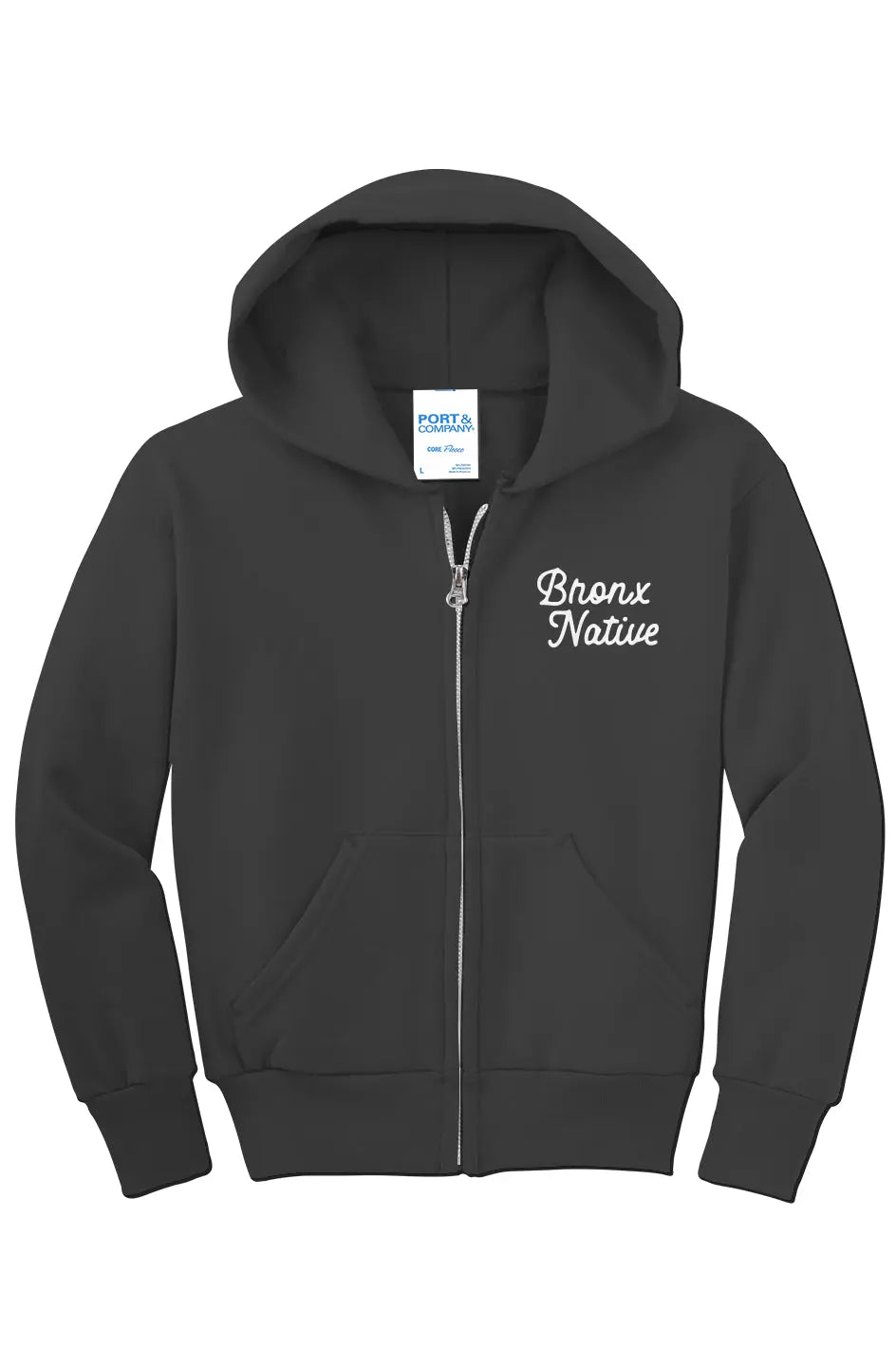 Bronx Native Classy Youth Boys Full Zip Fleece Hoodie