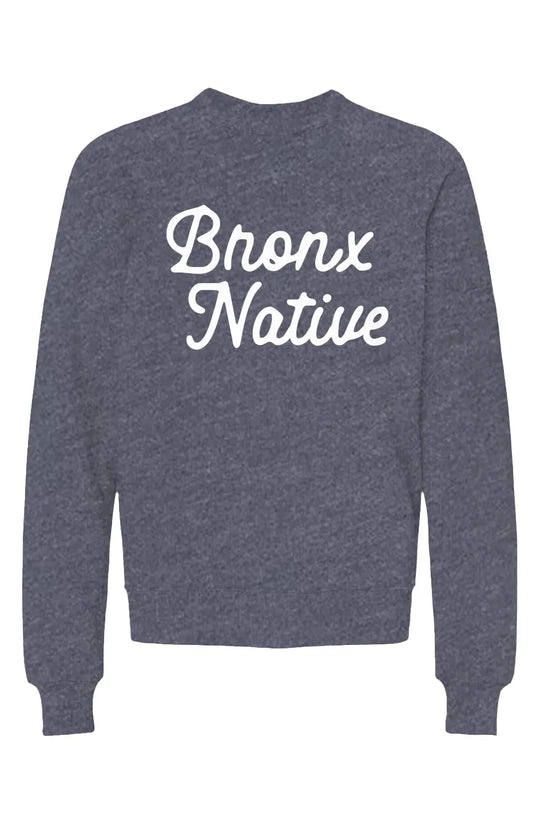 Bronx Native Classy Youth Sponge Fleece Crewneck Sweatshirt
