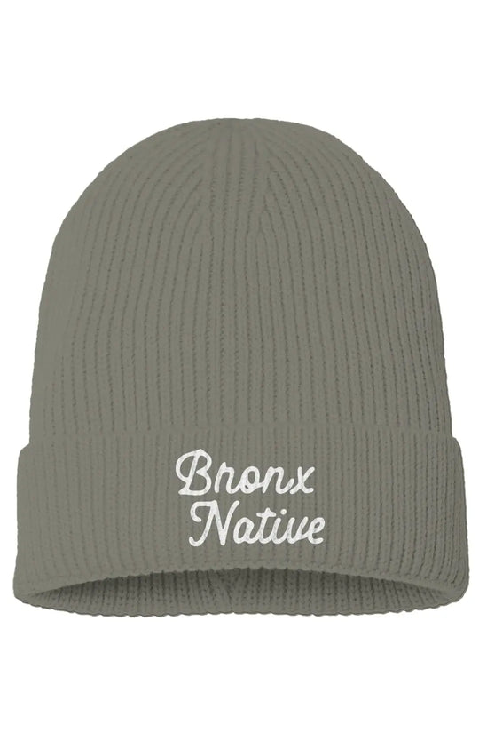 Sustainable Fine Rib Knit Beanie