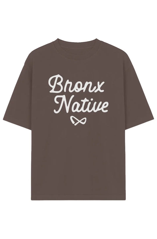 Bronx Native Infinity Classy Garment-Dyed Drop-Shoulder Tee