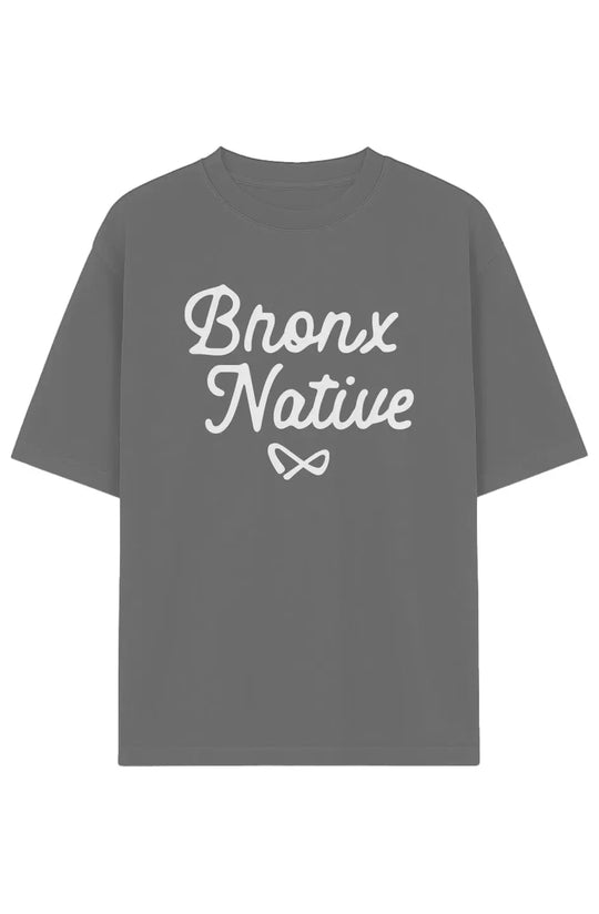 Bronx Native Infinity Classy Garment-Dyed Drop-Shoulder Tee