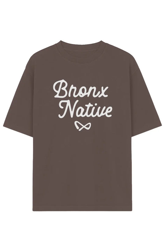 Bronx Native Infinity Classy Garment-Dyed Drop-Shoulder Tee