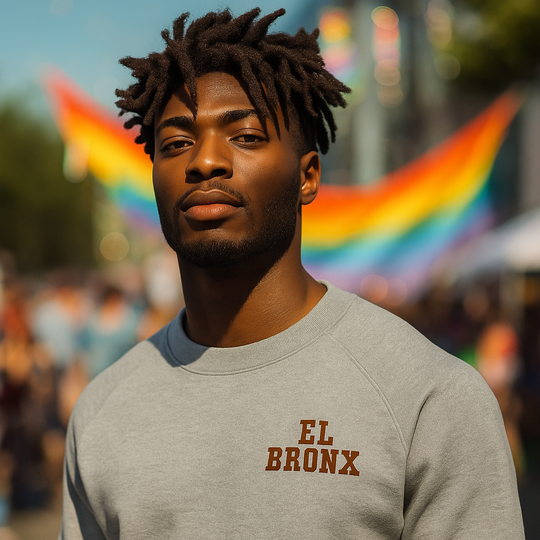 EL BRONX Perfect Weight Crop Crew [Embroidered]