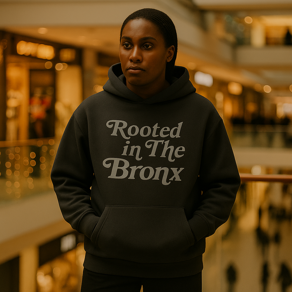 Rooted in The Bronx Subway Unisex Heavyweight Hoodie