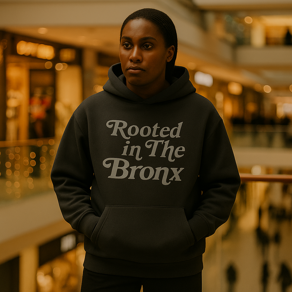 Rooted in The Bronx Subway Unisex Heavyweight Hoodie