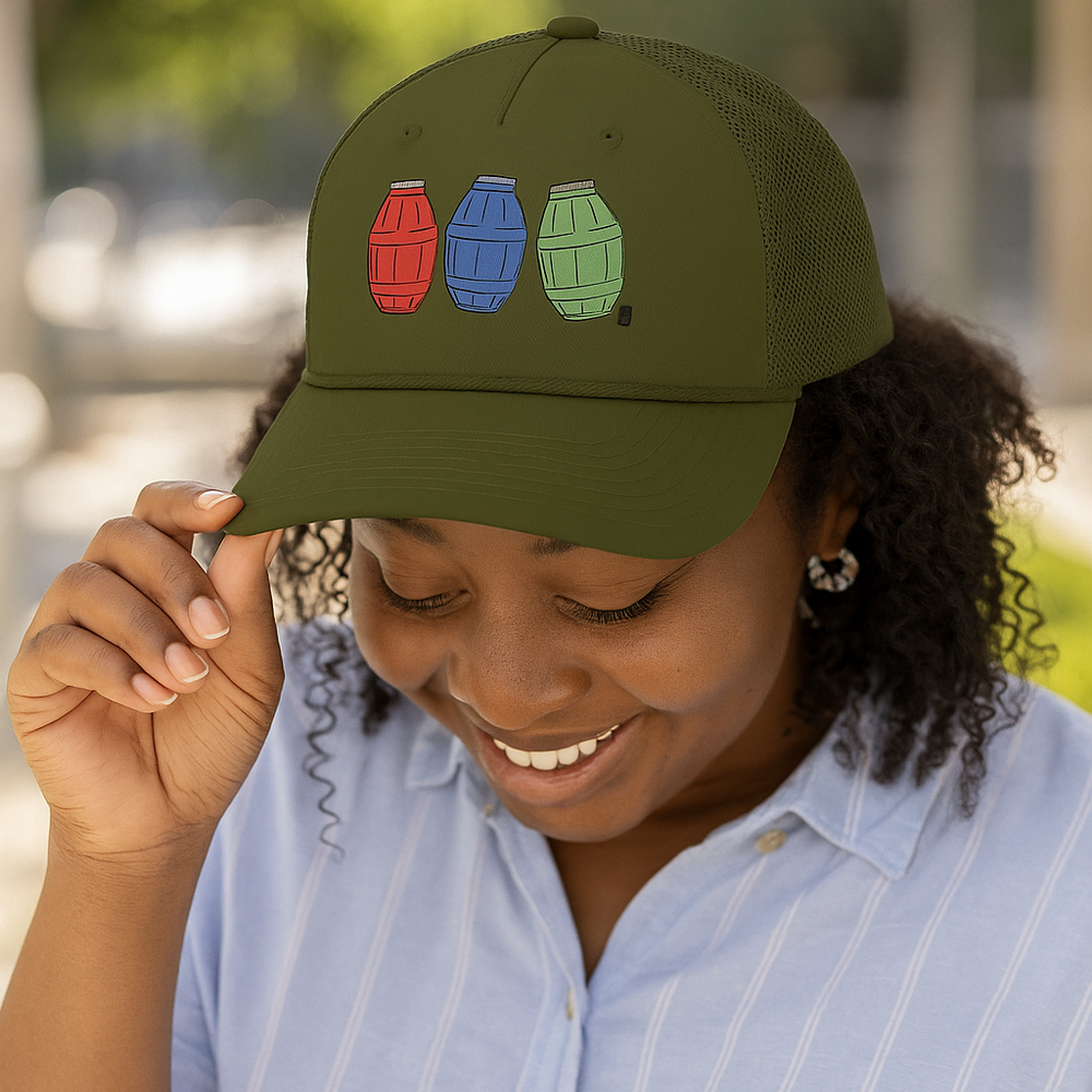 Quarter Waters Mesh Trucker Cap