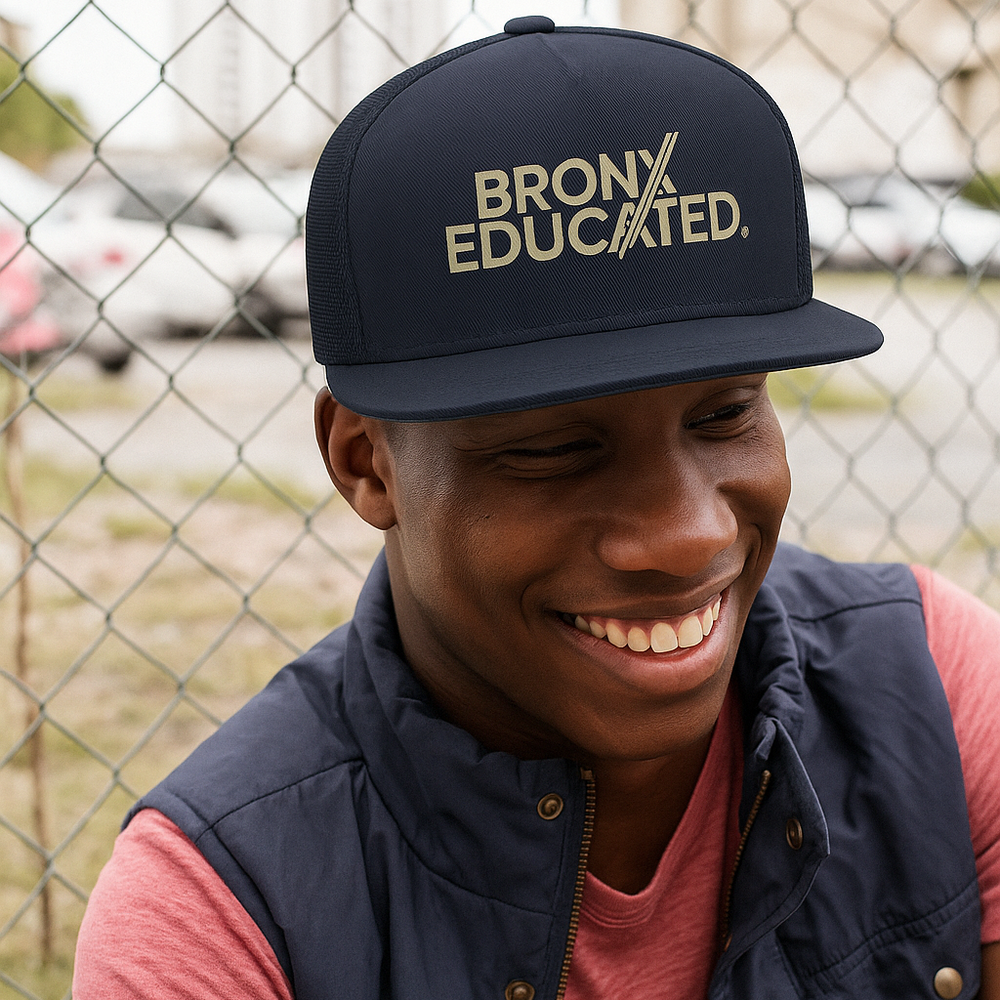 Bronx Educated Seven-Panel Trucker hat