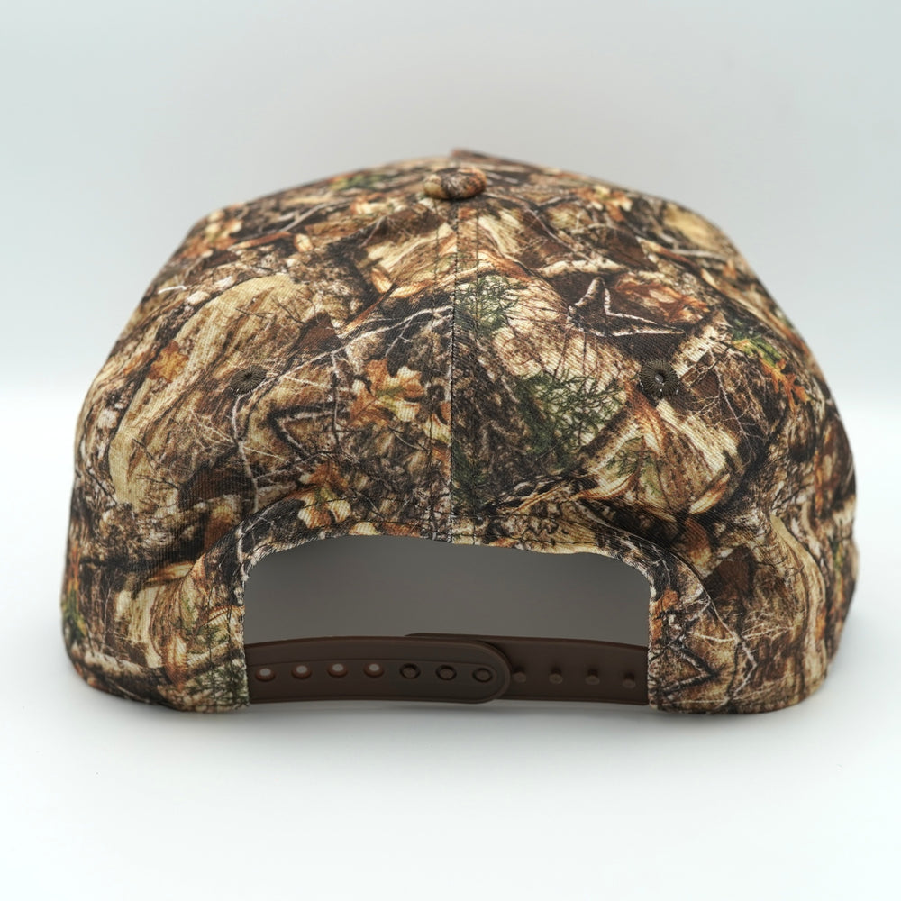 "Rooted in the Bronx" Snapback All Camo / Orange