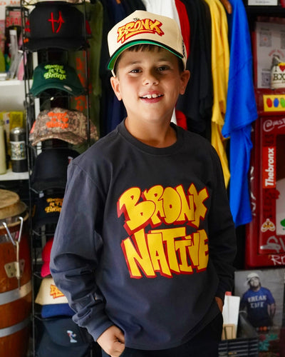Bronx Native Youth Long Sleeve T-Shirt – Heavyweight Classic