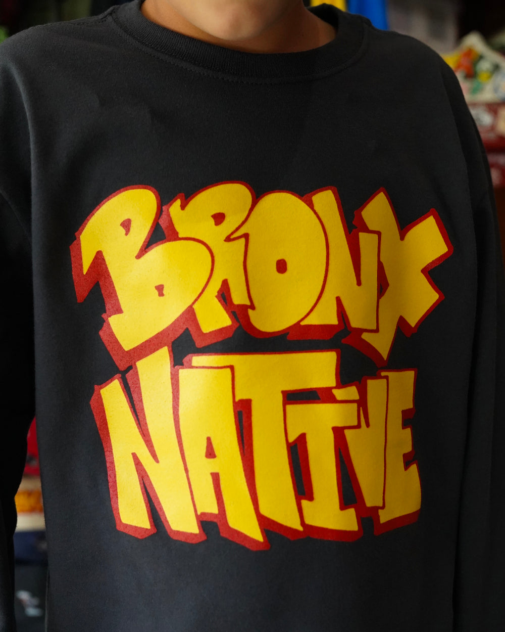 Bronx Native Youth Long Sleeve T-Shirt – Heavyweight Classic