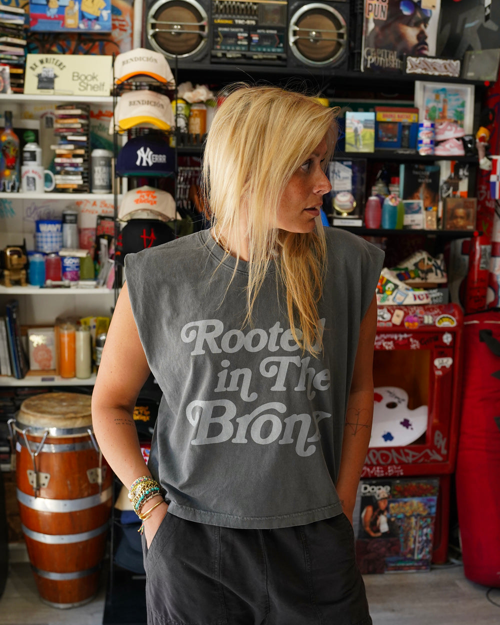 Rooted in The Bronx Women Muscle T-Shirt