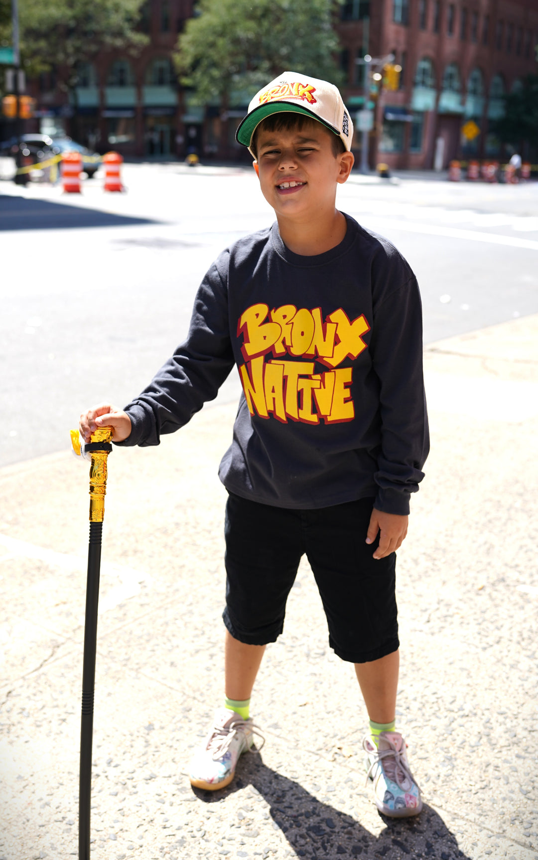 Bronx Native Youth Long Sleeve T-Shirt – Heavyweight Classic