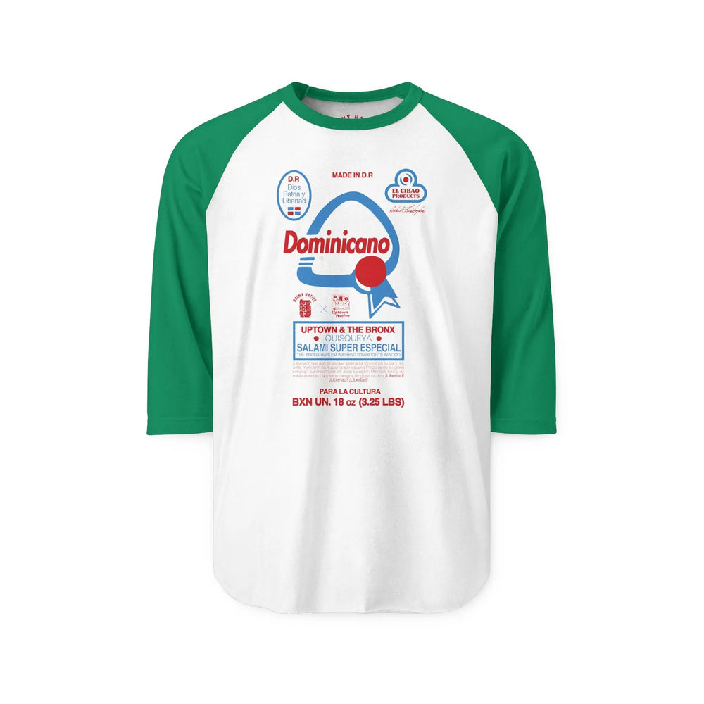 Dominicano Sugar Bronx Native Raglan Shirt Printify