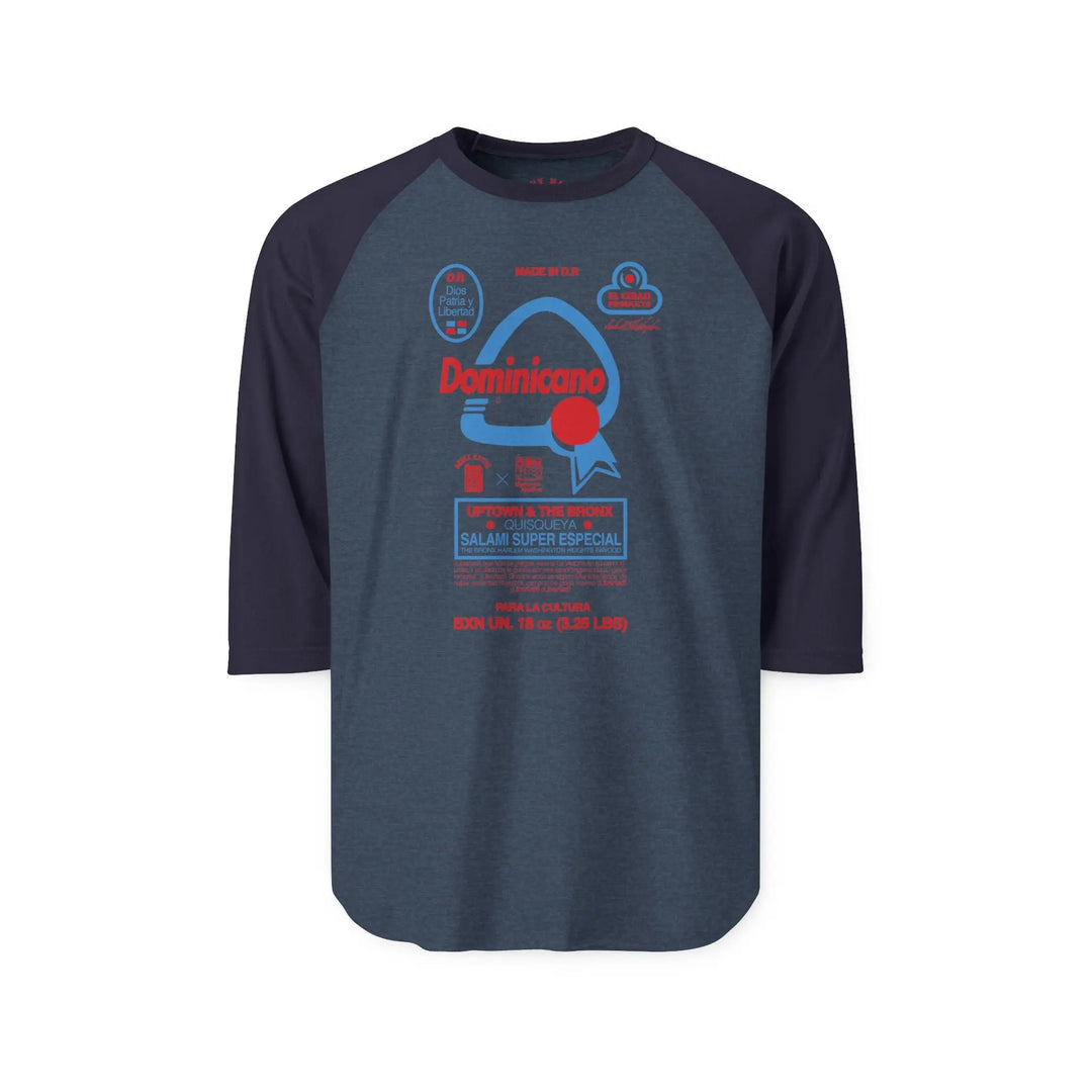 Dominicano Sugar Bronx Native Raglan Shirt Printify