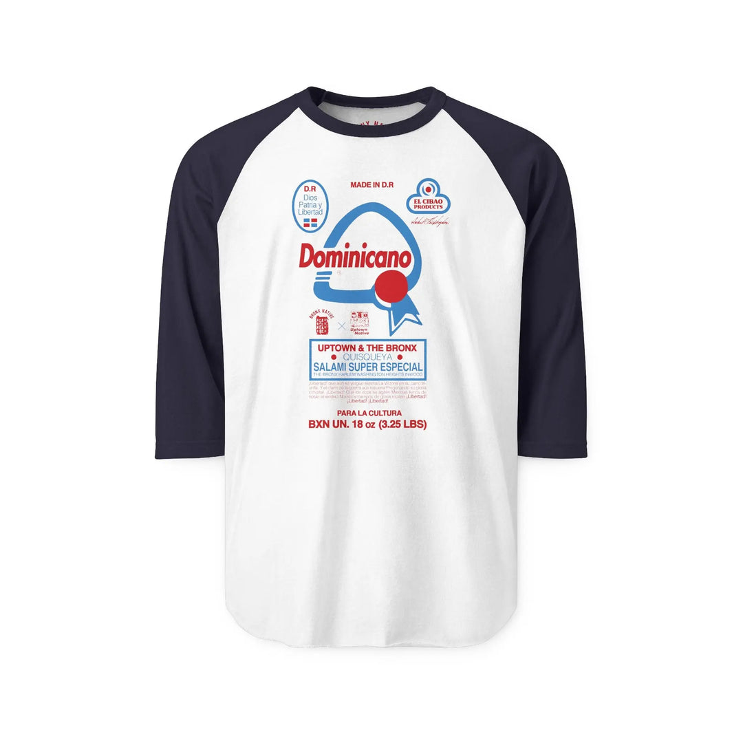 Dominicano Sugar Bronx Native Raglan Shirt Printify