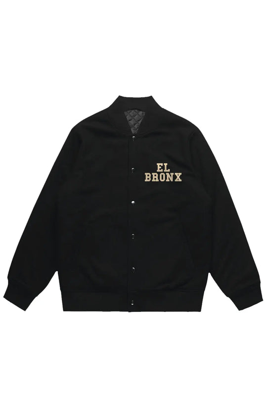 El Bronx Bodega Dreams Felt Bomber Jacket