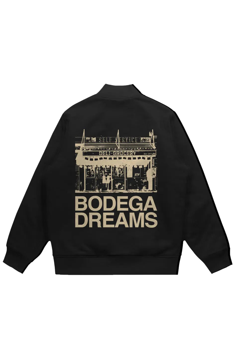 El Bronx Bodega Dreams Felt Bomber Jacket