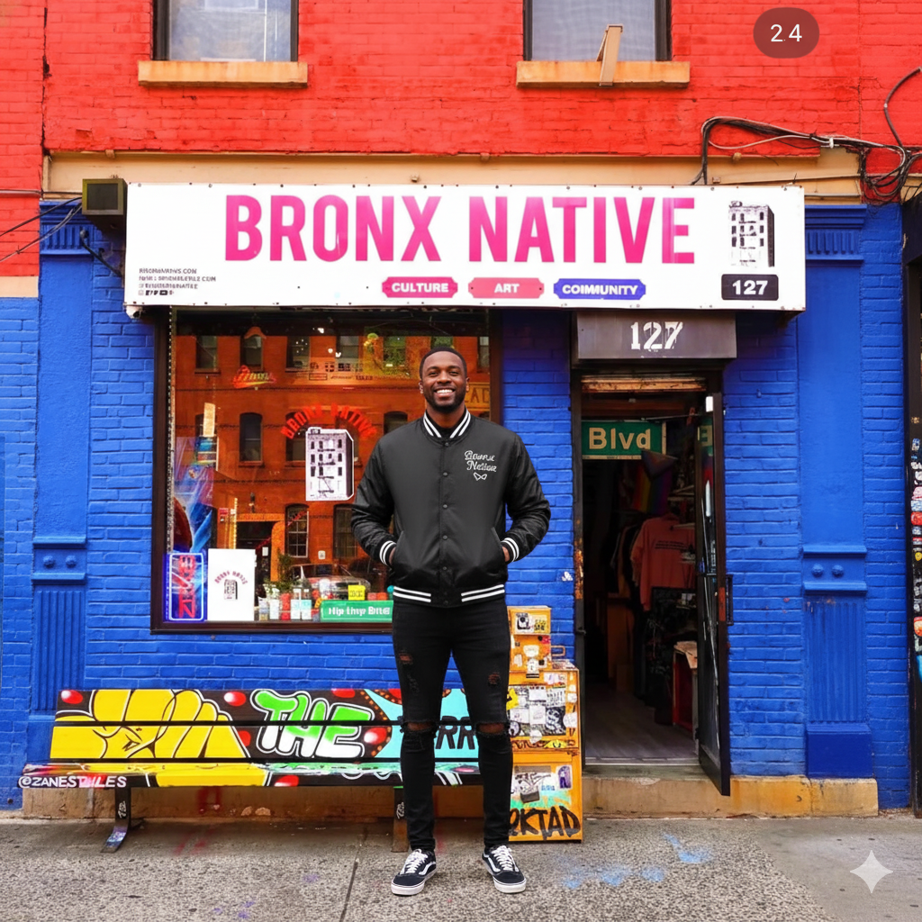 
Mens Varsity Bomber Jacket