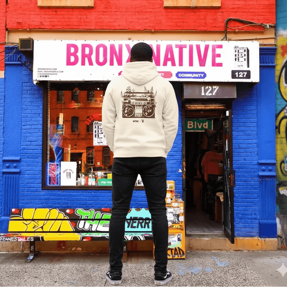 そよ風マダム 】big logo grunge boro hoodie BIG MODERN! Exclamation