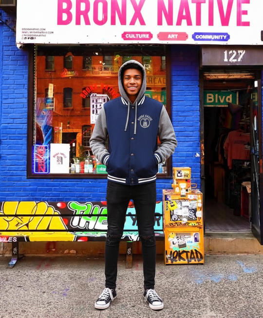 Bronx Native Classy Insulated Letterman Jacket