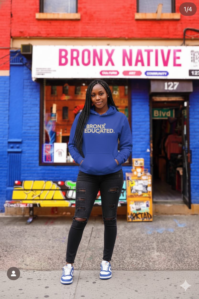 Bronx Educated Youth Fleece Pullover Sweatshirt