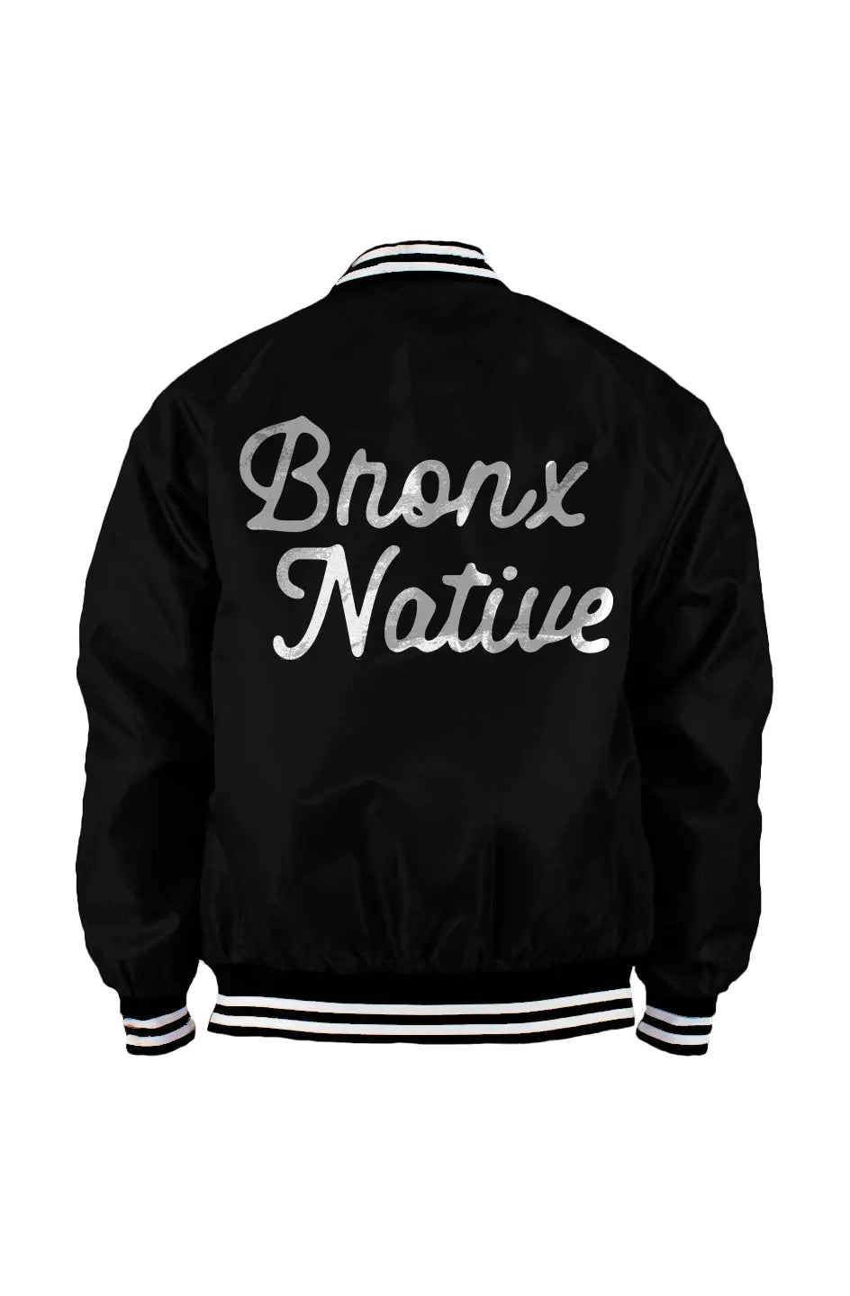 Infinity Bronx Native Anniversary Exclusive Mens Varsity Bomber Jacket (Non-Embroidered)