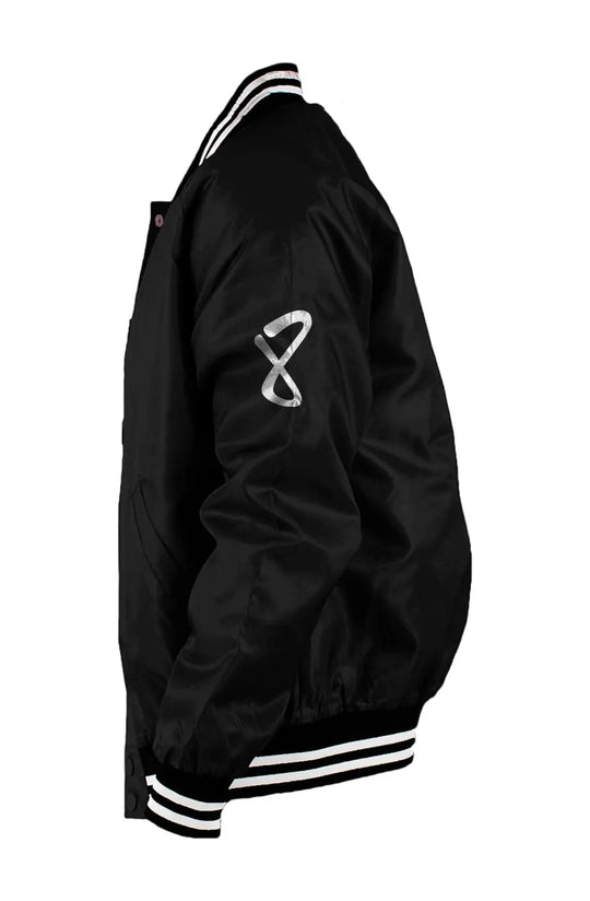 Infinity Bronx Native Anniversary Exclusive Mens Varsity Bomber Jacket (Non-Embroidered)