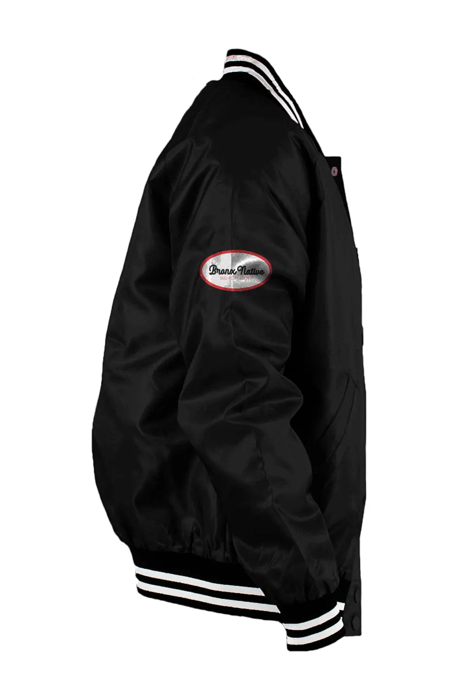 Infinity Bronx Native Limited Edition Full Embroidered Mens Varsity Bomber Jacket
