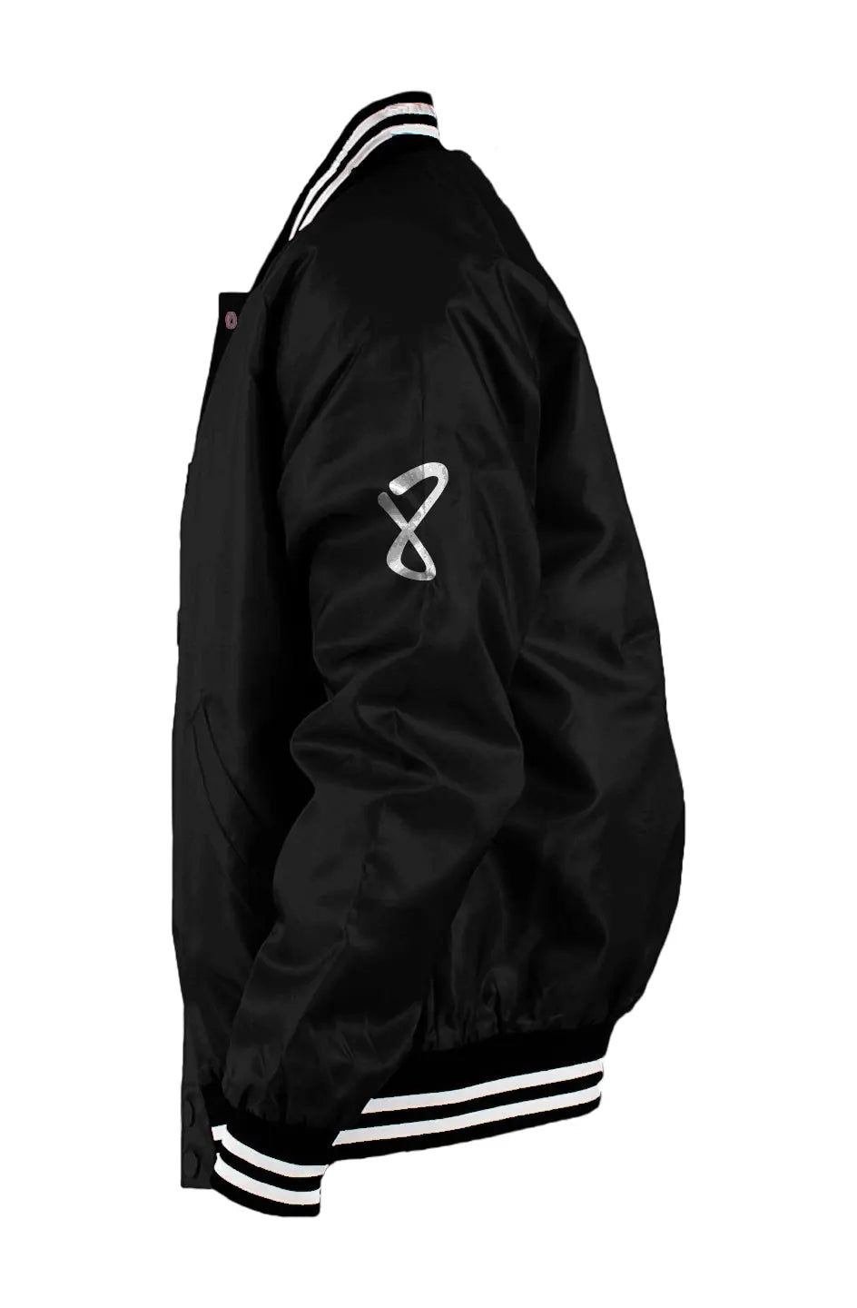 Infinity Bronx Native Limited Edition Full Embroidered Mens Varsity Bomber Jacket