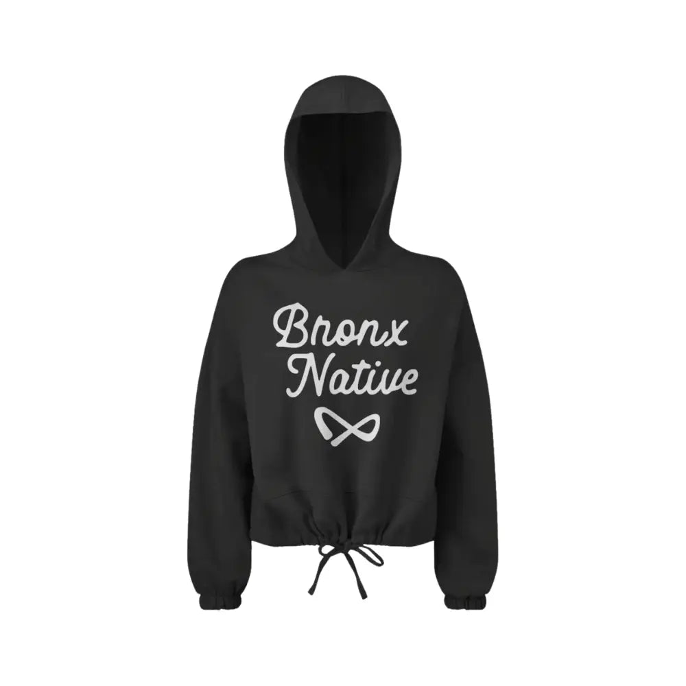 Infinity Bronx Native Womens Oversided Cropped Hoodie Apliiq