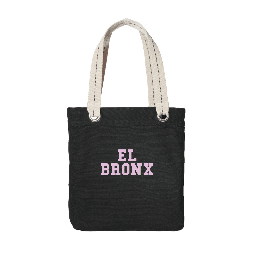 El Bronx Garment-Washed Zip Allie Black Tote by Bronx Native for New York summer