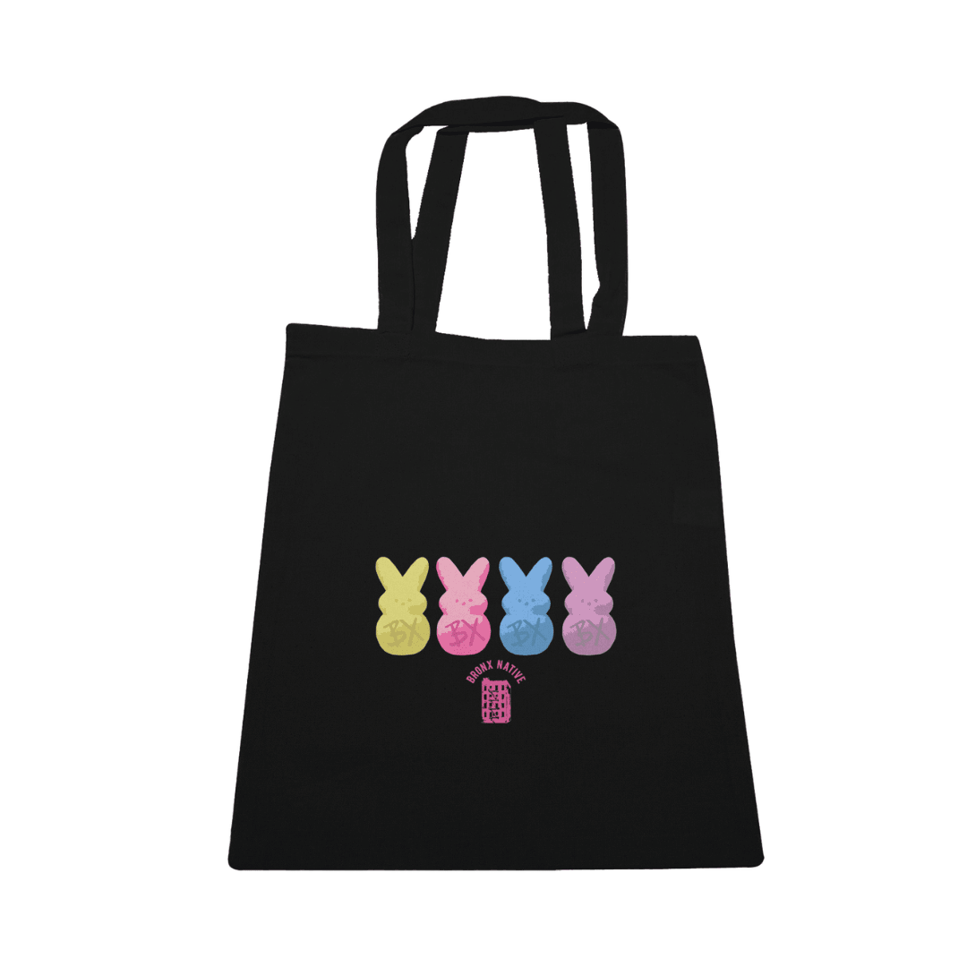 BX Bunnies Large Canvas Tote by Bronx Native for New York summer