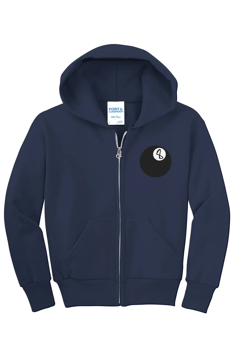Lim. Edition 8-Ball Youth Full Zip Fleece Hoodie [Embroidered]