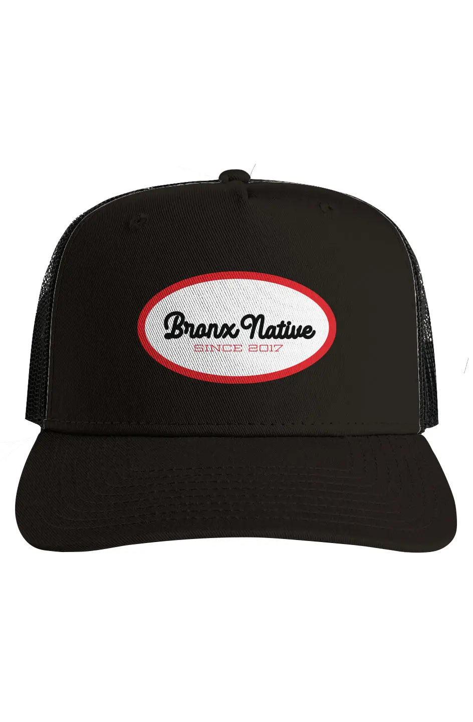 Since 2017' Black Mesh Stock Contrast Trucker