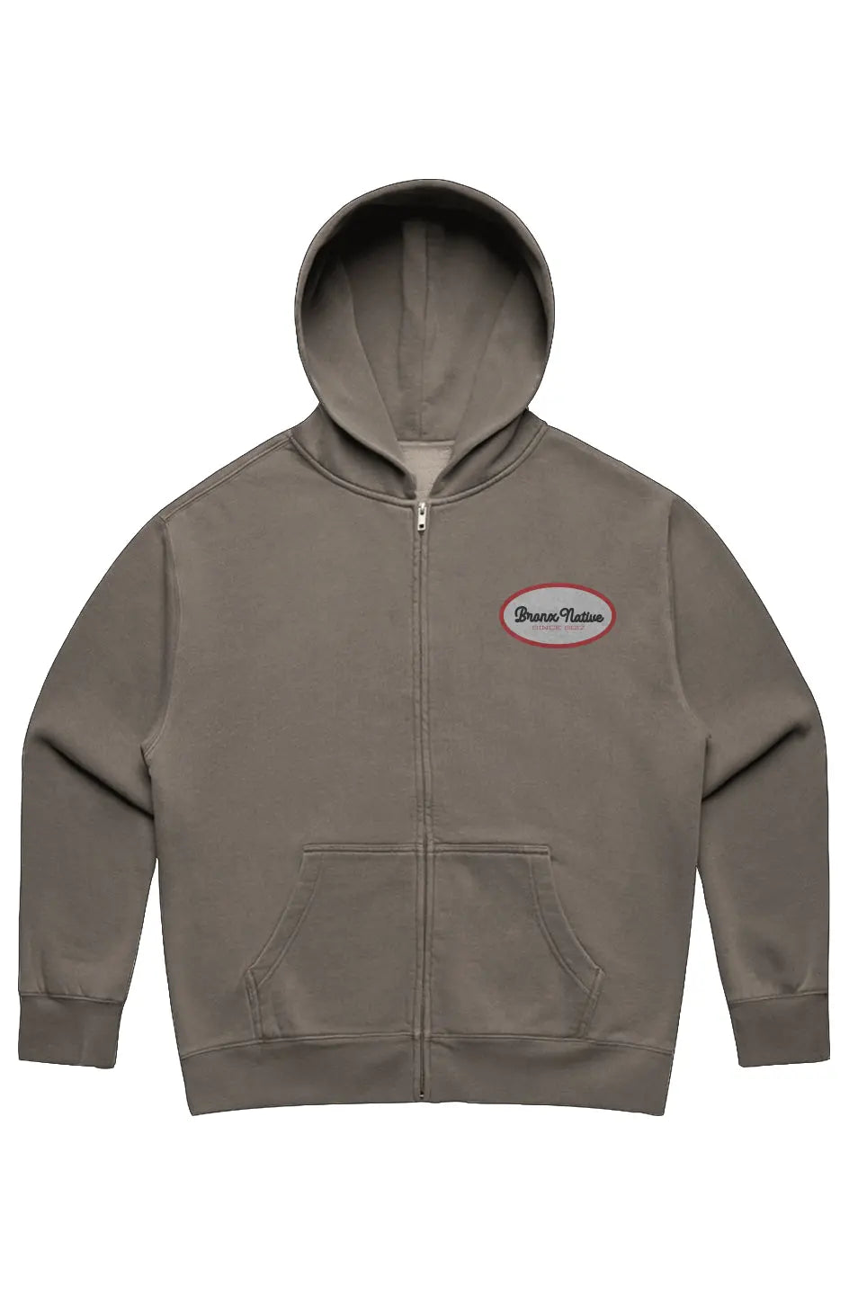 Since 2017' Bronx Native Classy Womens Relax Faded Zip Hood