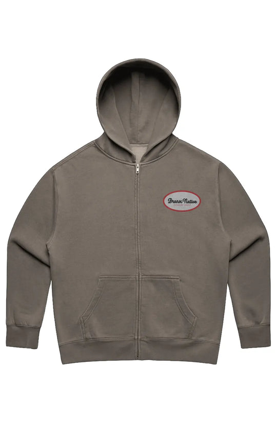Since 2017' Bronx Native Classy Womens Relax Faded Zip Hood