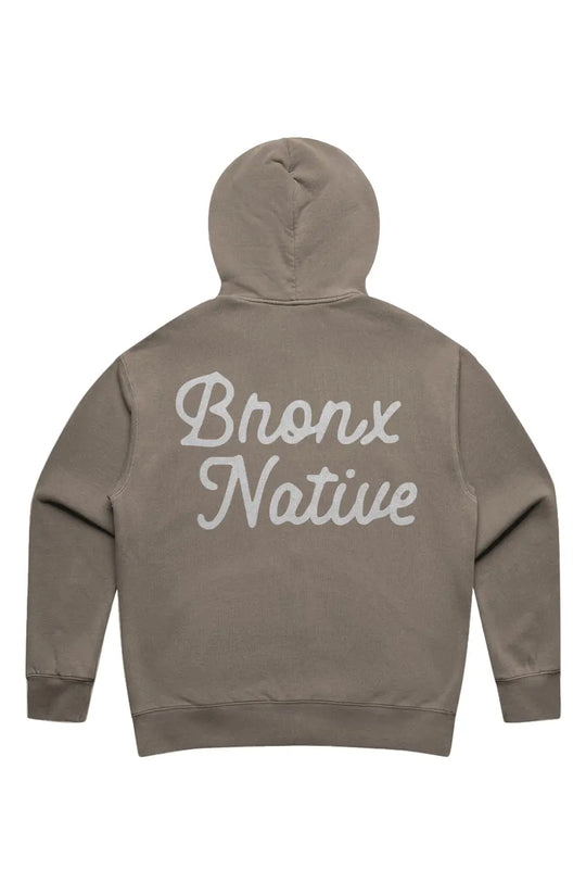 Since 2017' Bronx Native Classy Womens Relax Faded Zip Hood