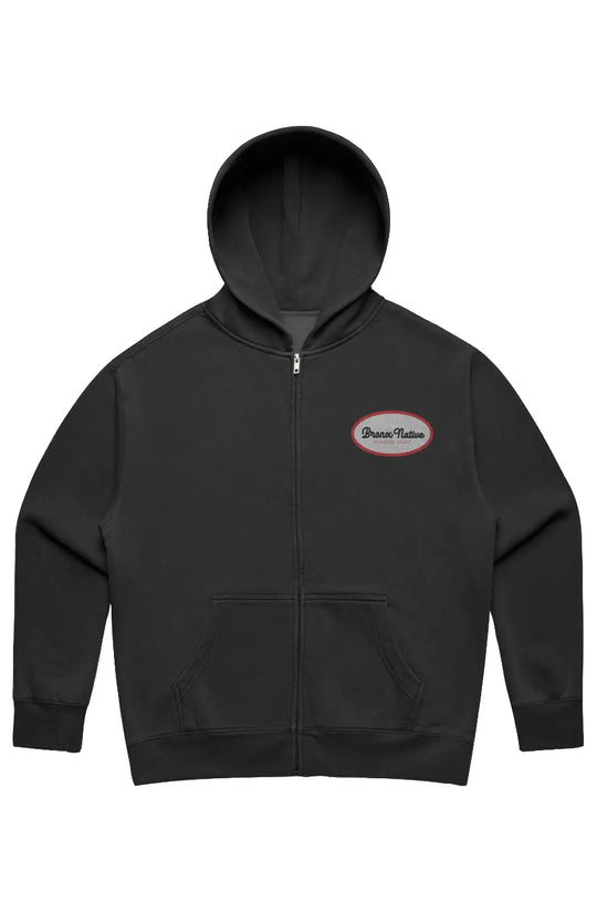 Since 2017' Bronx Native Classy Womens Relax Faded Zip Hood